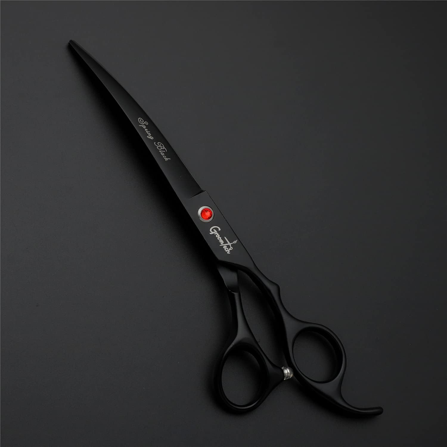 Spring Black Pet Grooming Scissors Kit, Set of 4 with Comb image number 3