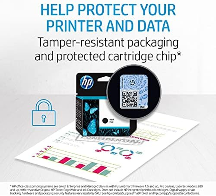 HP 65 | 2 Ink Cartridges | Works with HP Deskjet 2600 Series, 3700 Series, HP Envy 5000 Series, HP AMP 100, 120, 125, 130 | Tri-Color | 6ZA56AN image number 5