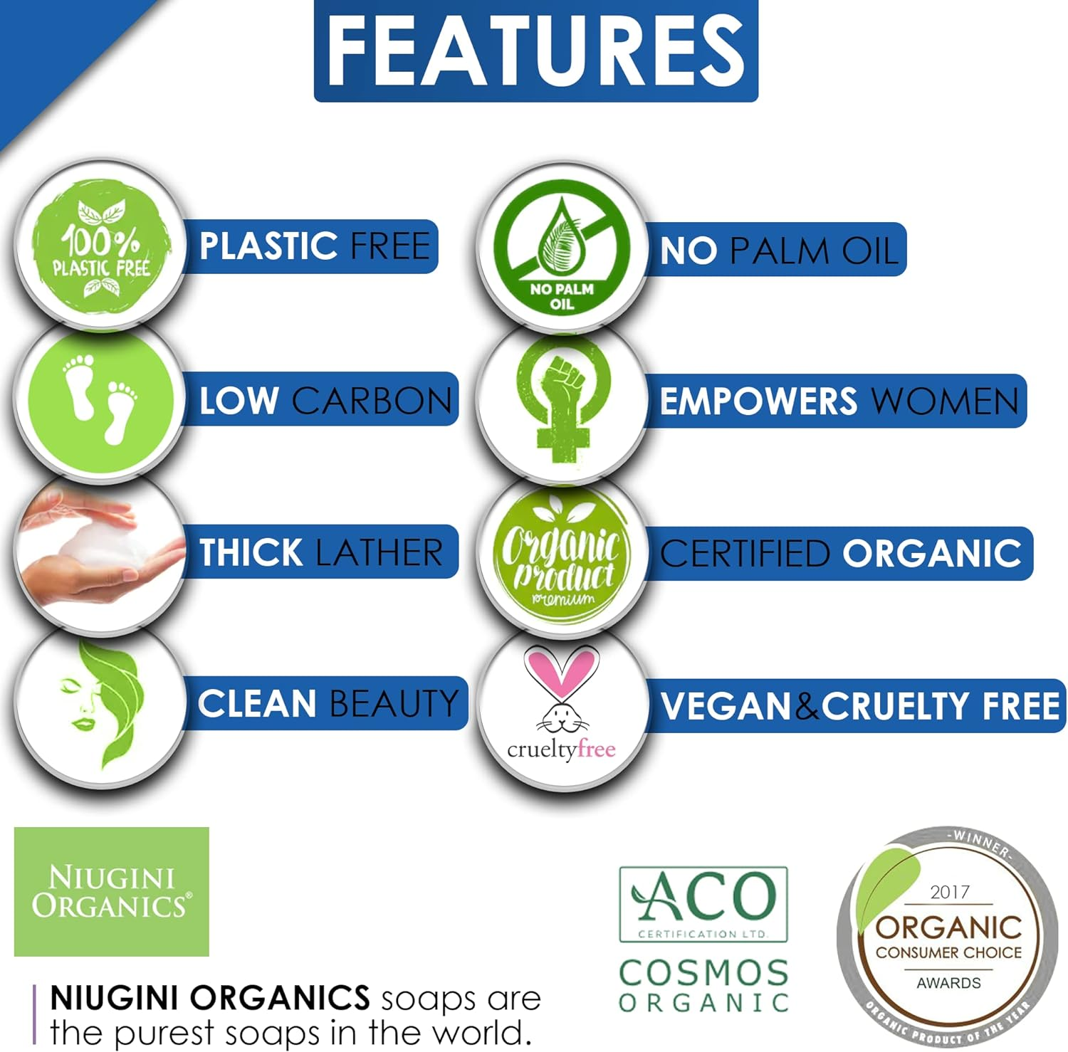 Certified Organic Coconut Oil Pure Unscented Soap 100 G, 100 G image number 4