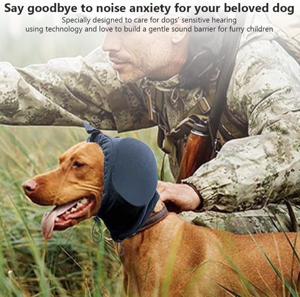 Dog Noise Cancelling Ear Muffs, Doggy Anxiety Relief Auricle, Comfortable & Breathable Lightweight & Secure Fit for Sensitive Ears image number 3