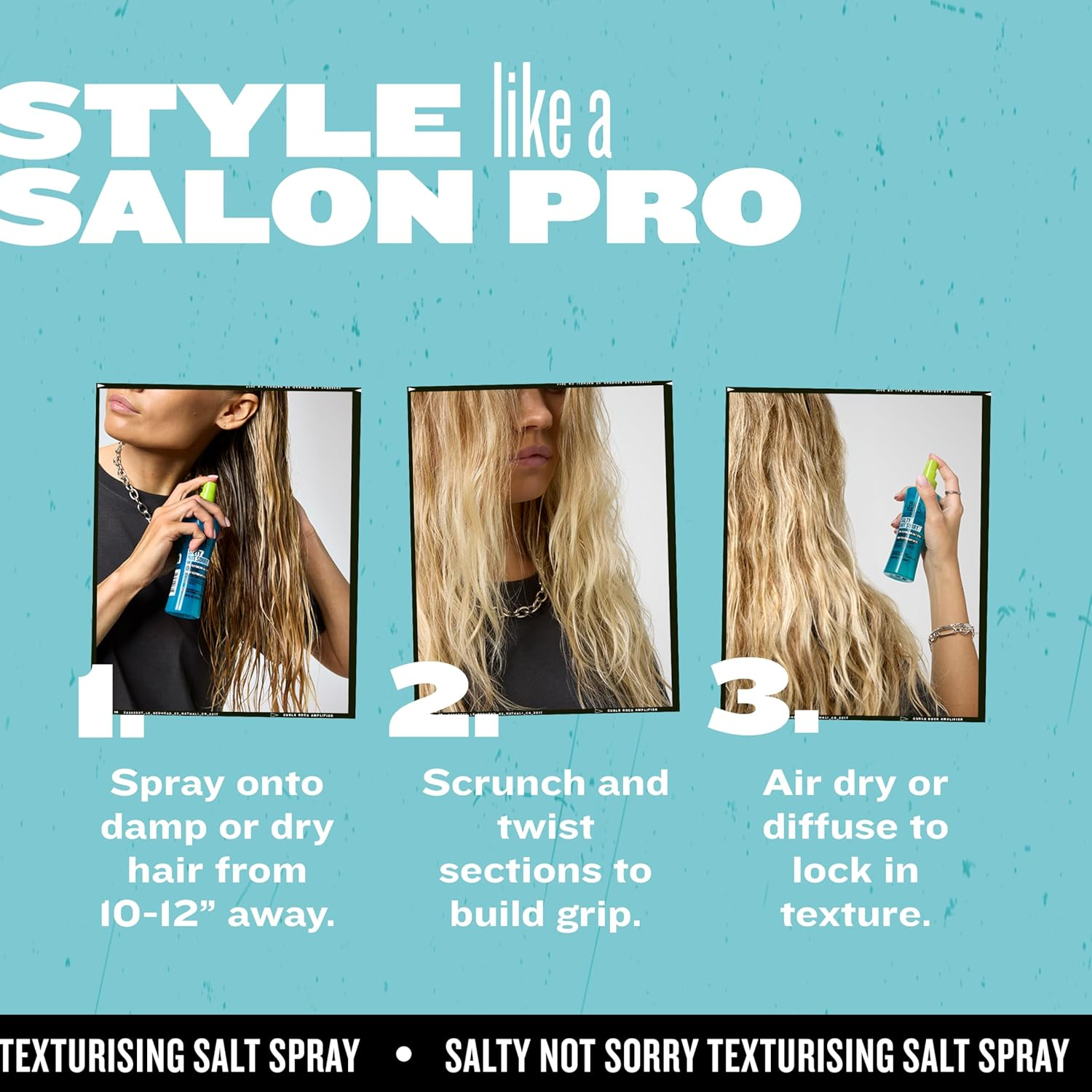 Tigi Bed Head Salty Not Sorry Epic Texturizing Salt Spray 100Ml image number 2