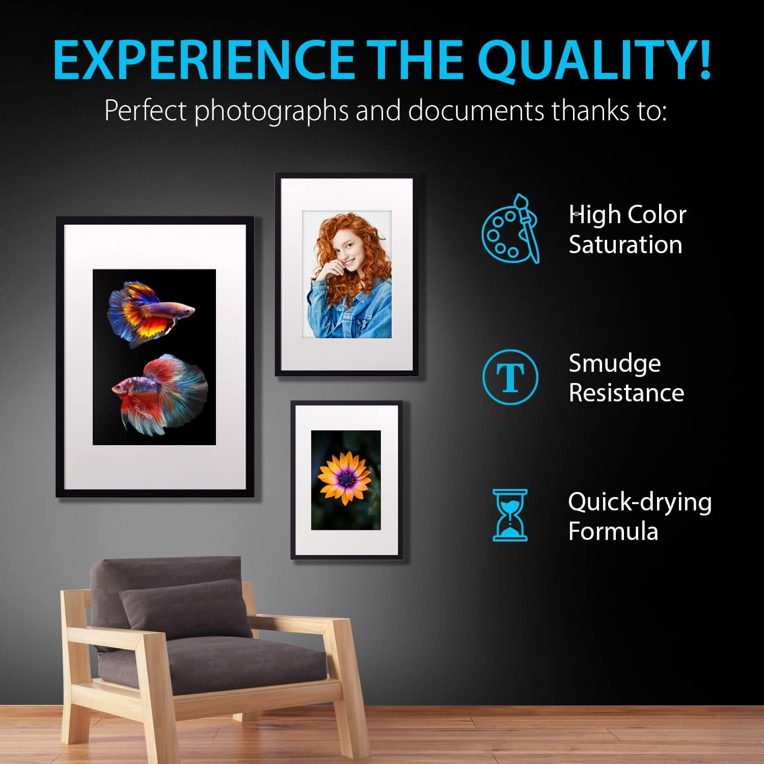 Smart Ink Compatible Ink Cartridges Replacement for HP 934 and 935 HP 934XL 935XL 4 Combo Pack (1 Black, Cyan/Magenta/Yellow) for HP Printer Officejet Pro 6230 6830 6835 Officejet 6800 6812 6815 6820 image number 2