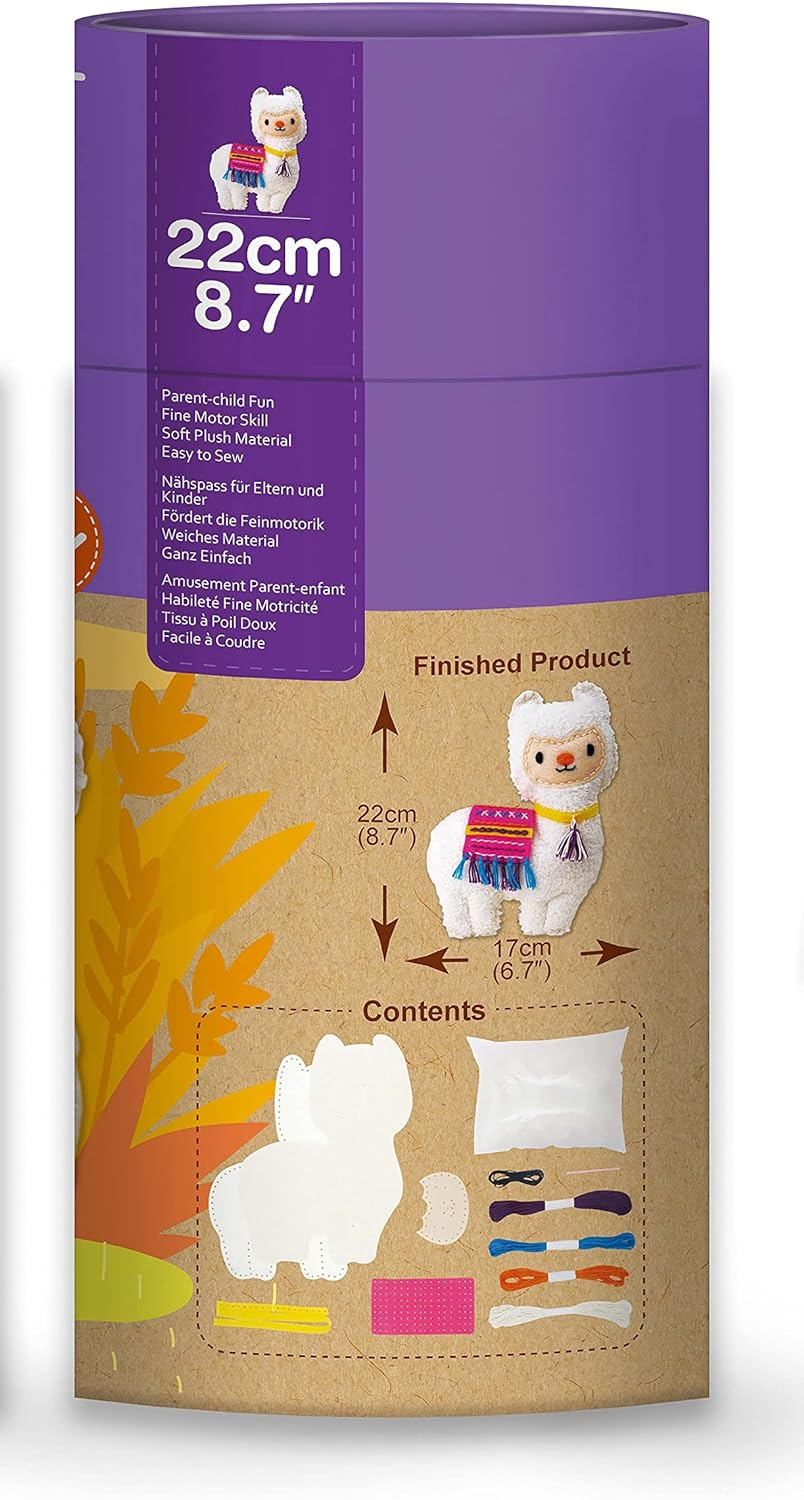 Avenir - Sewing - Doll - Llama, Mixed Colours (CH1623) image number 4