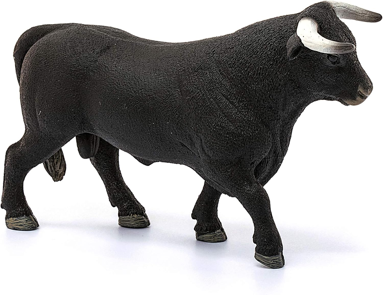 Schleich Farm World, Animal Toys for Boys and Girls 3 and Above, Black Bull Cow Toy Figurine, Ages 3+