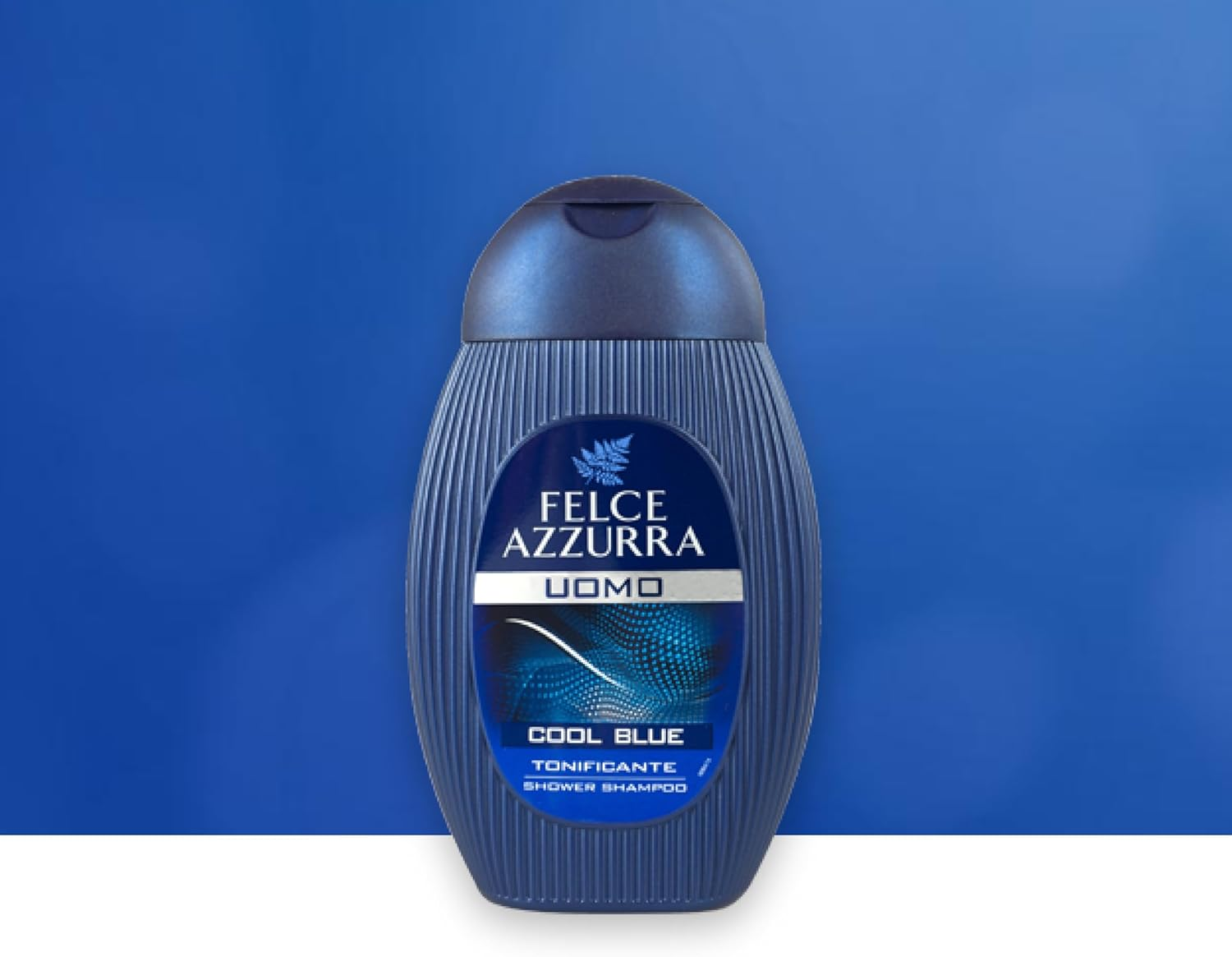 Felce Azzurra Man Shower Gel Cool Blue 2 in 1 Energising Shower Gel and Shampoo with Refreshing Fragrance for a Good Start to the Day - Pack of 1 (1 X 250 Ml) image number 6