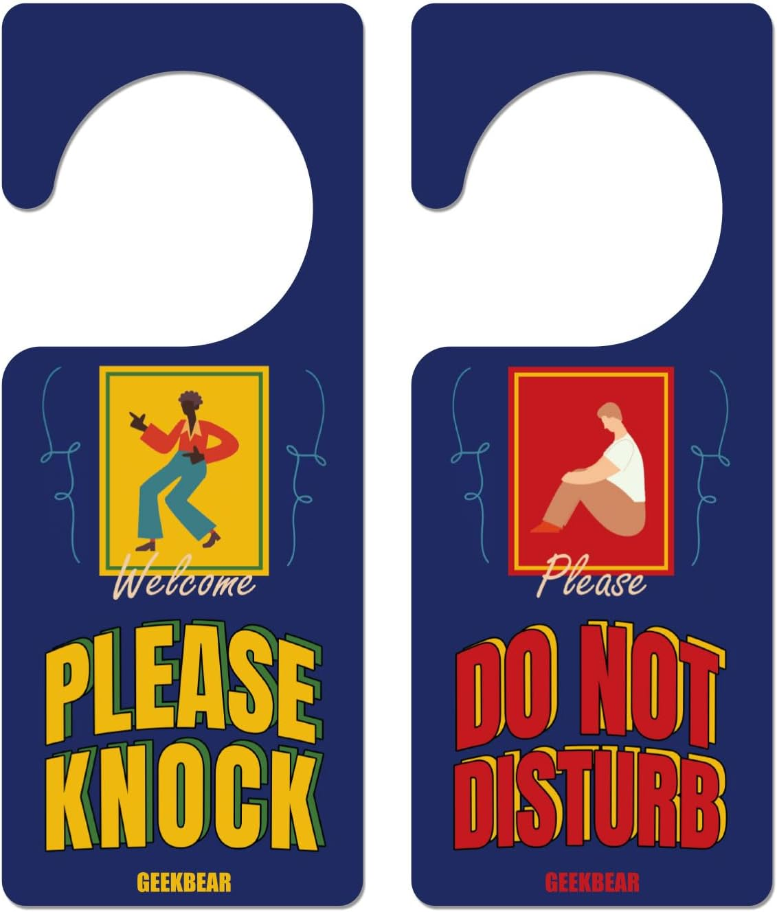 Do Not Disturb Door Hanger Sign (06. Dance, 2 Pack) image number 2