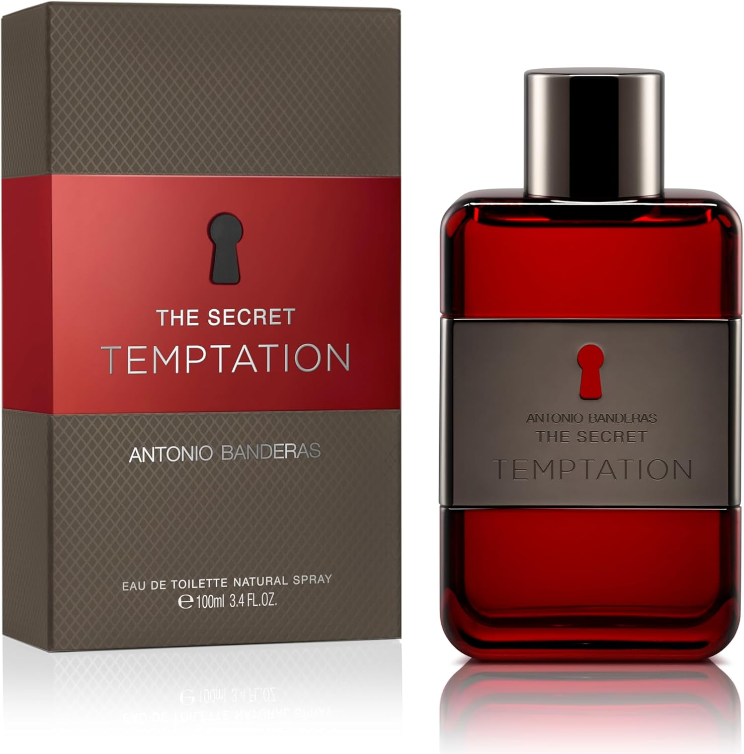 Antonio Banderas the Secret Temptation Eau De Toilette Spray for Men, Fruity, Red, Black, 100 Ml image number 2