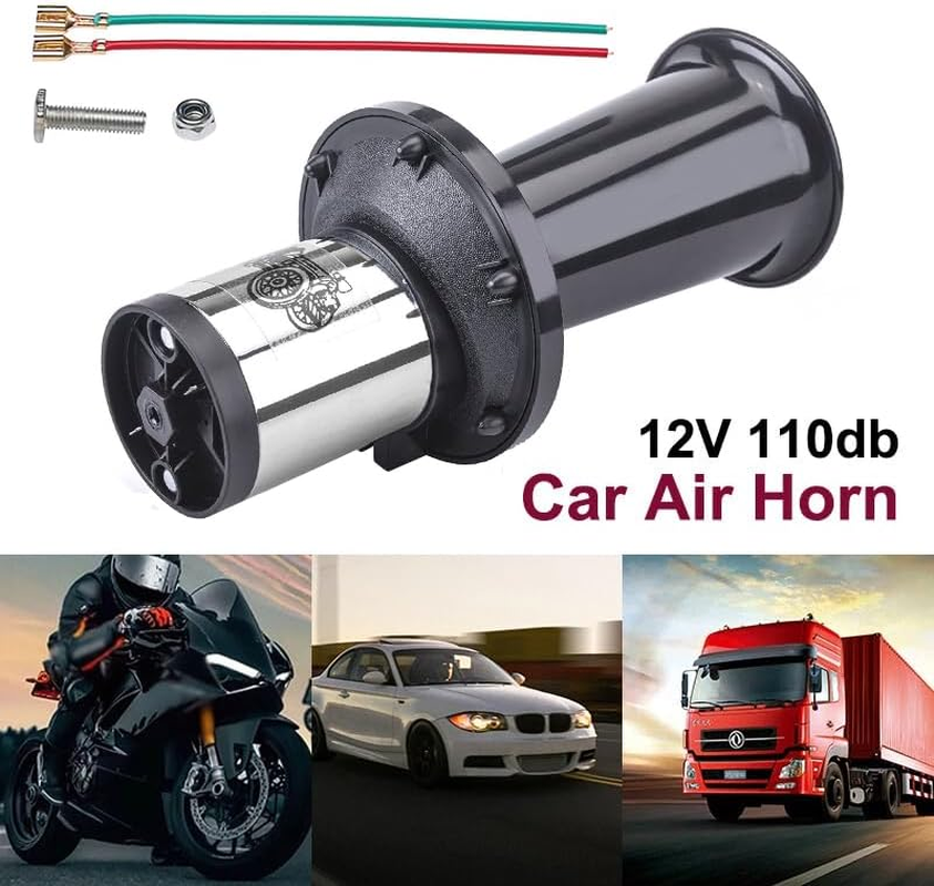 Tootoo 12V 110Db Car Van Air Horn Klaxon Ahoooogah Sound Classic Boat Claxon Truck image number 4