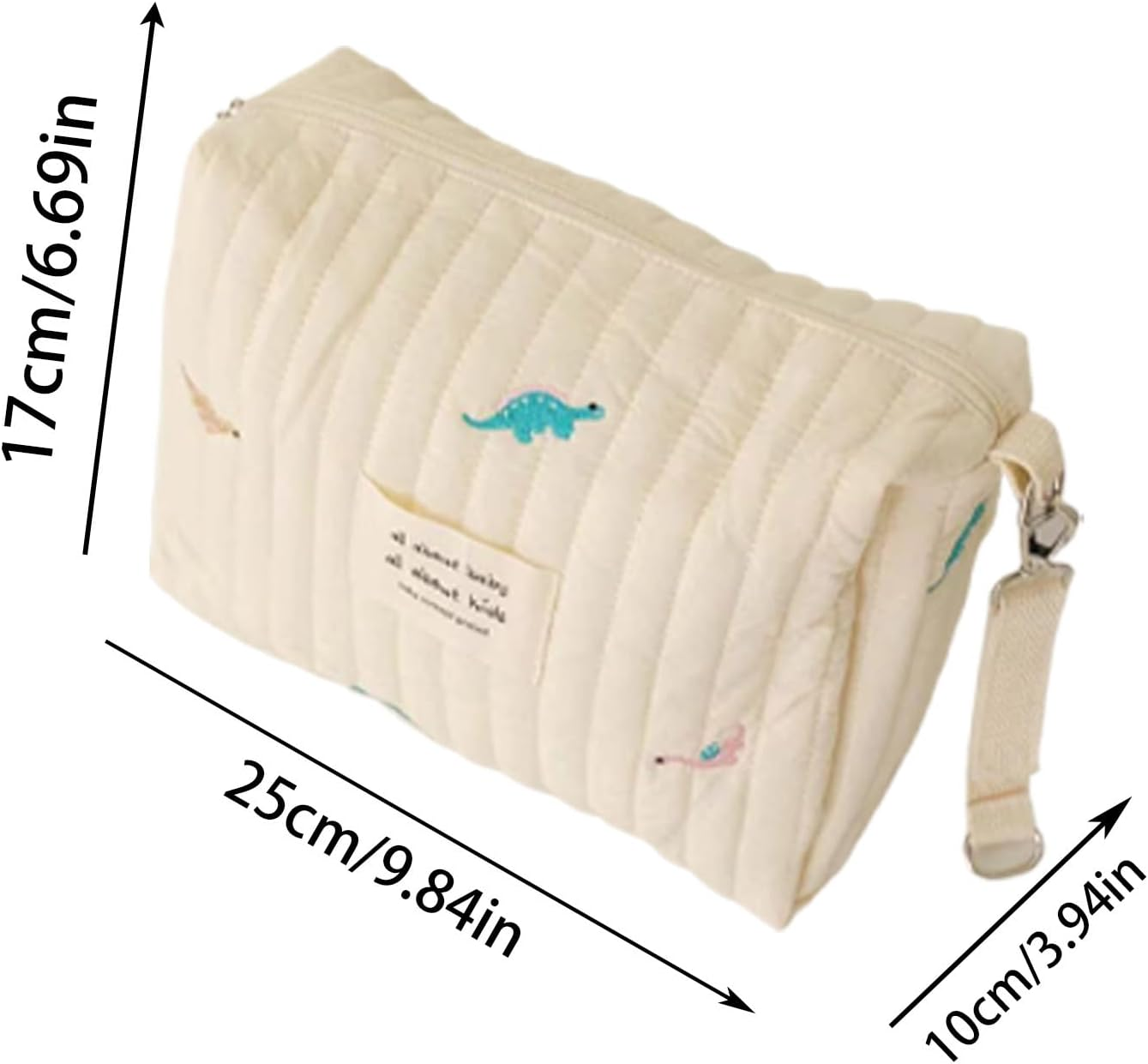 Baby Diaper Bag, Large Capacity Nappy Pouch | Baby Stroller Storage Bag Diaper Organizer Pouches, Reusable and Lightweight for Outdoors image number 5