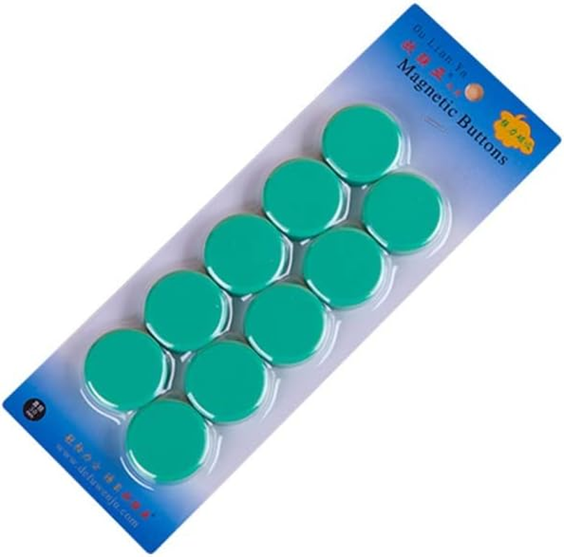 10 Pcs Magnets Whiteboards Strong Magnet Colorful Mini Small Magnets round Craft (Green) image number 2