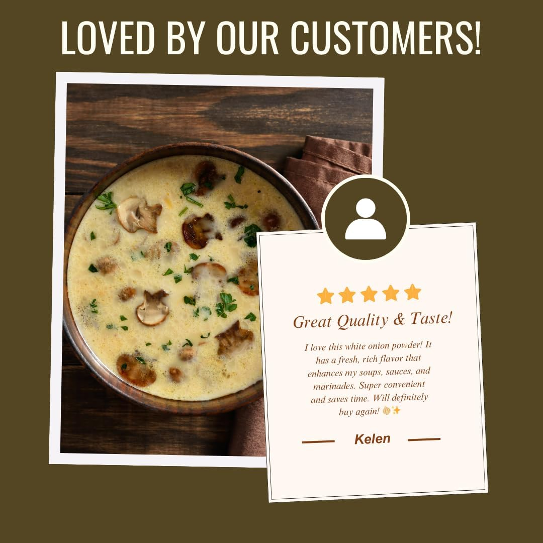 Flavour Drum White Onion Powder, 200 G image number 1