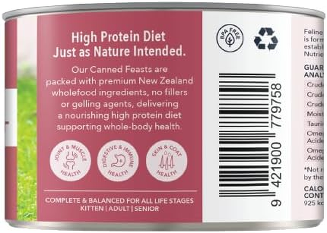 Feline Natural Bpa-Free & Gelatin-Free Canned Cat Food 170G 12 Pack (Chicken & Venison) image number 5