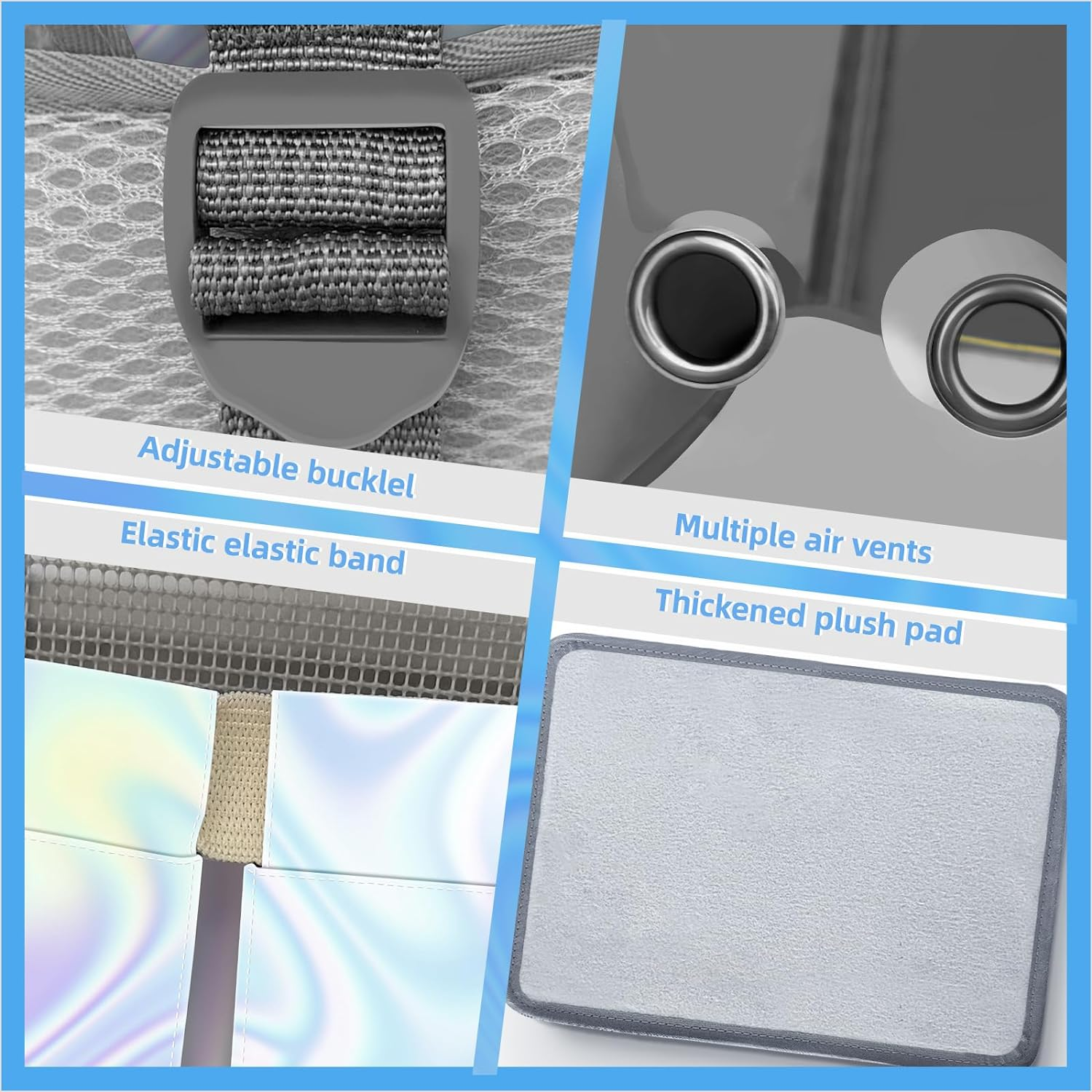 SWIHELP Cat Backpack Pet Carrier Backpack for Small Cats and Dogs, Dog Carrier Backpack with Inner Safety Leash image number 2