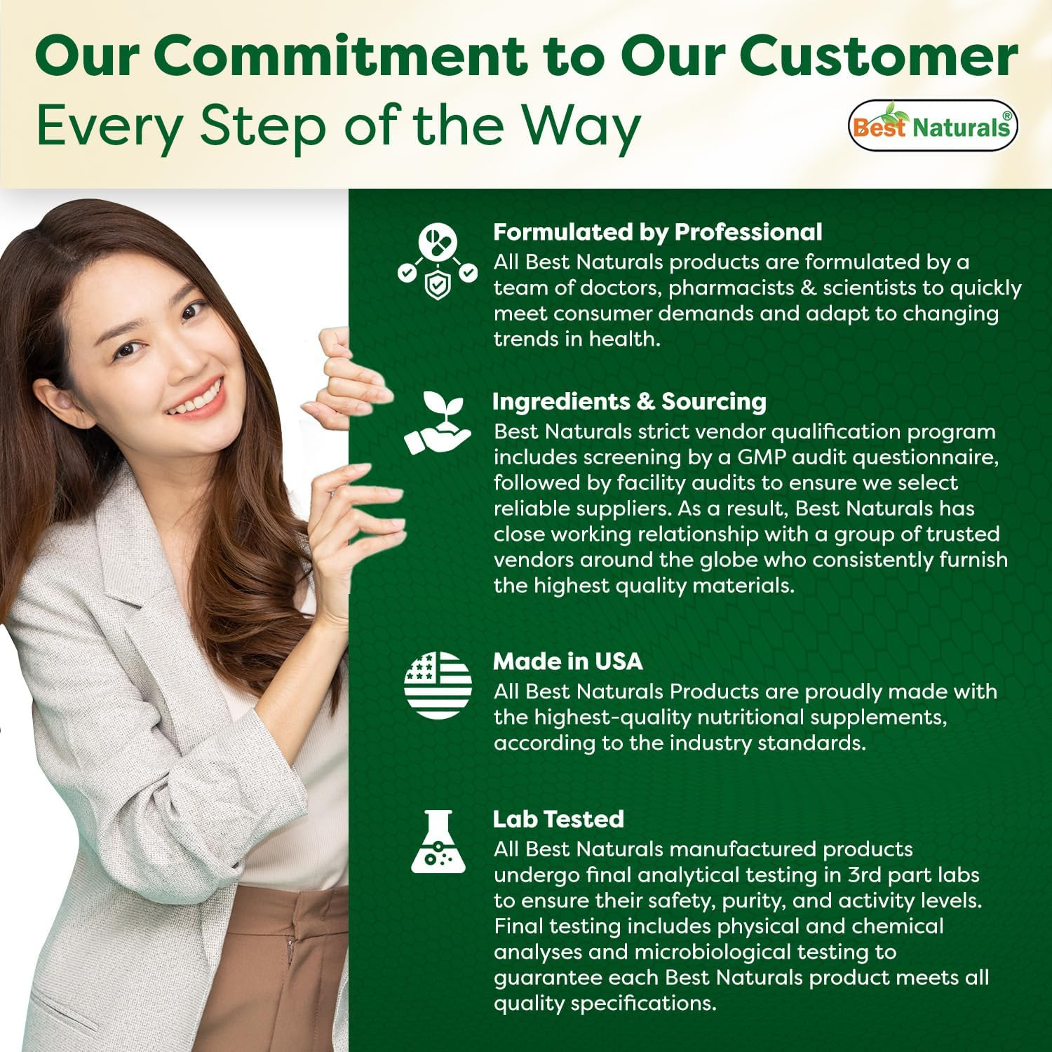 Best Naturals Niacinamide (Vitamin B3) Pure Powder 8 OZ image number 2