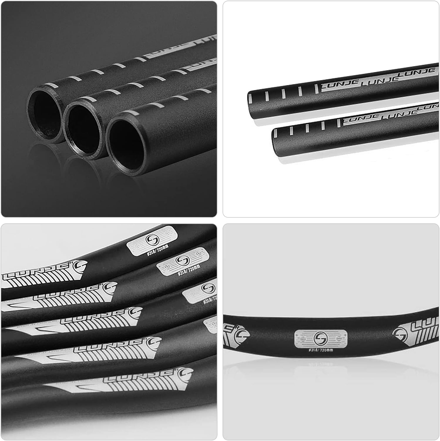 31.8X780Mm Bicycle Handlebar - Cycling Aluminium Alloy MTB Extra Long Riser Bar