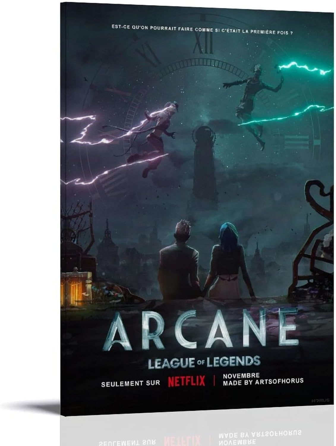 Anime Arcane Poster Poster Canvas Painting Wall Art Picture Home Decor Print for Bedroom Living Room Dorm Study Bar Office 08X12Inch(20X30Cm) image number 3