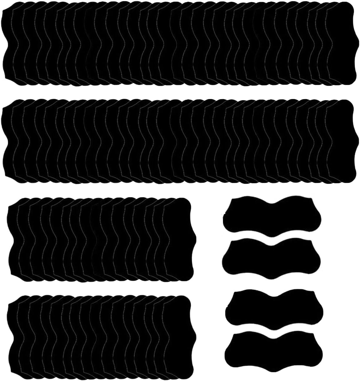 100Pack Blackhead-Removing Nose Strips, Blackhead Pore Strips, Charcoal Black Deep Cleansing Nose Strips for Men and Women (Black） image number 4