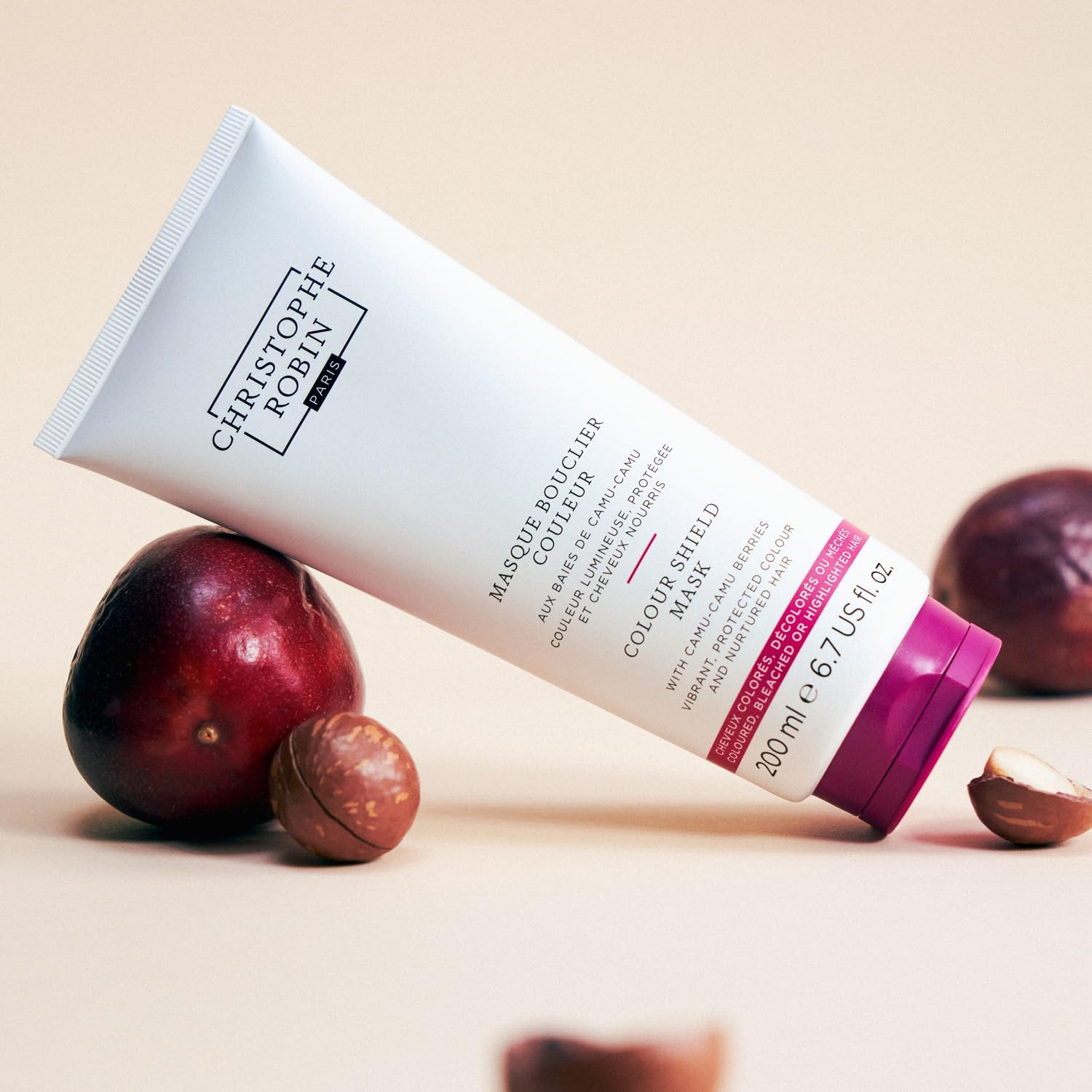 Christophe Robin Colour Shield Mask with Camu-Camu Berries for Unisex 6.7 Oz Masque