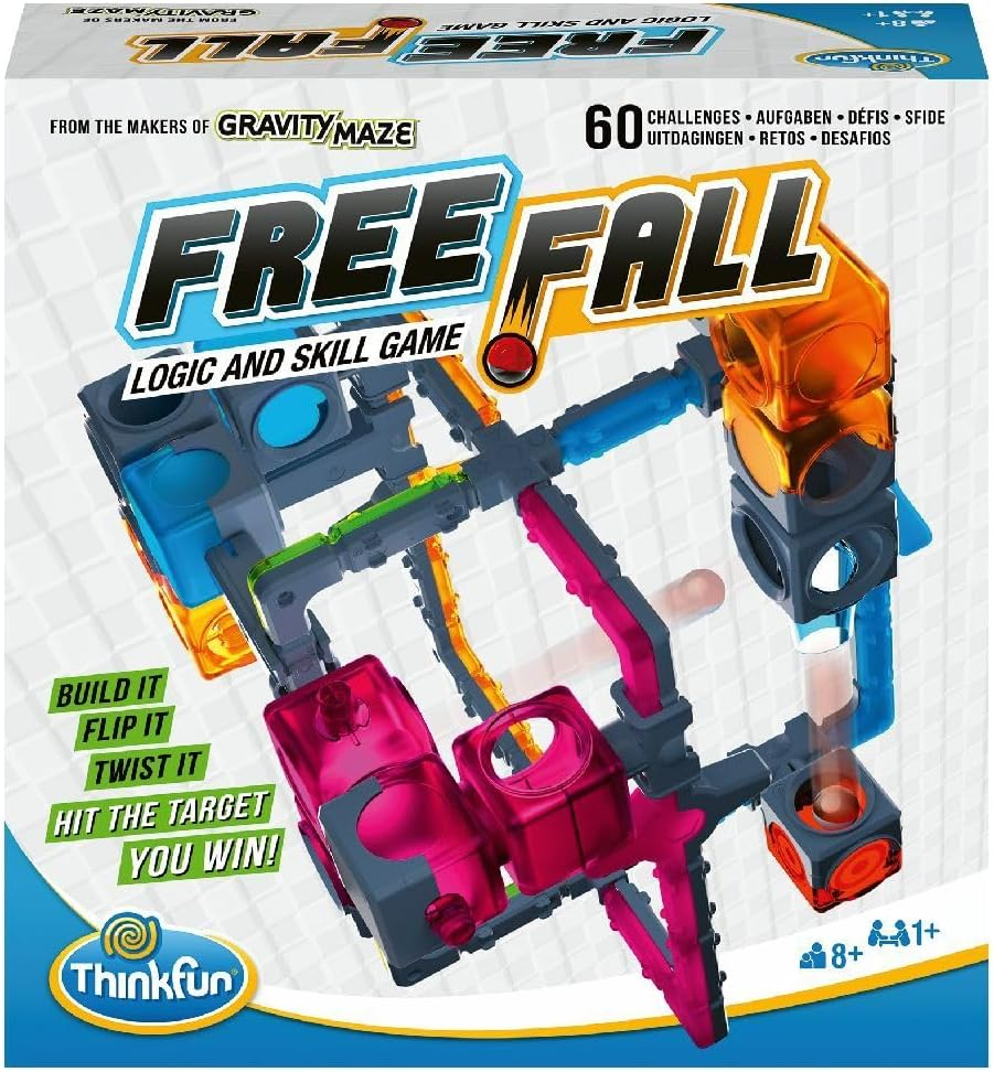 Thinkfun Free Fall Logic Puzzle Game for Kids & Adults Age 8+ &ndash; Critical Thinking & Strategy Challenge