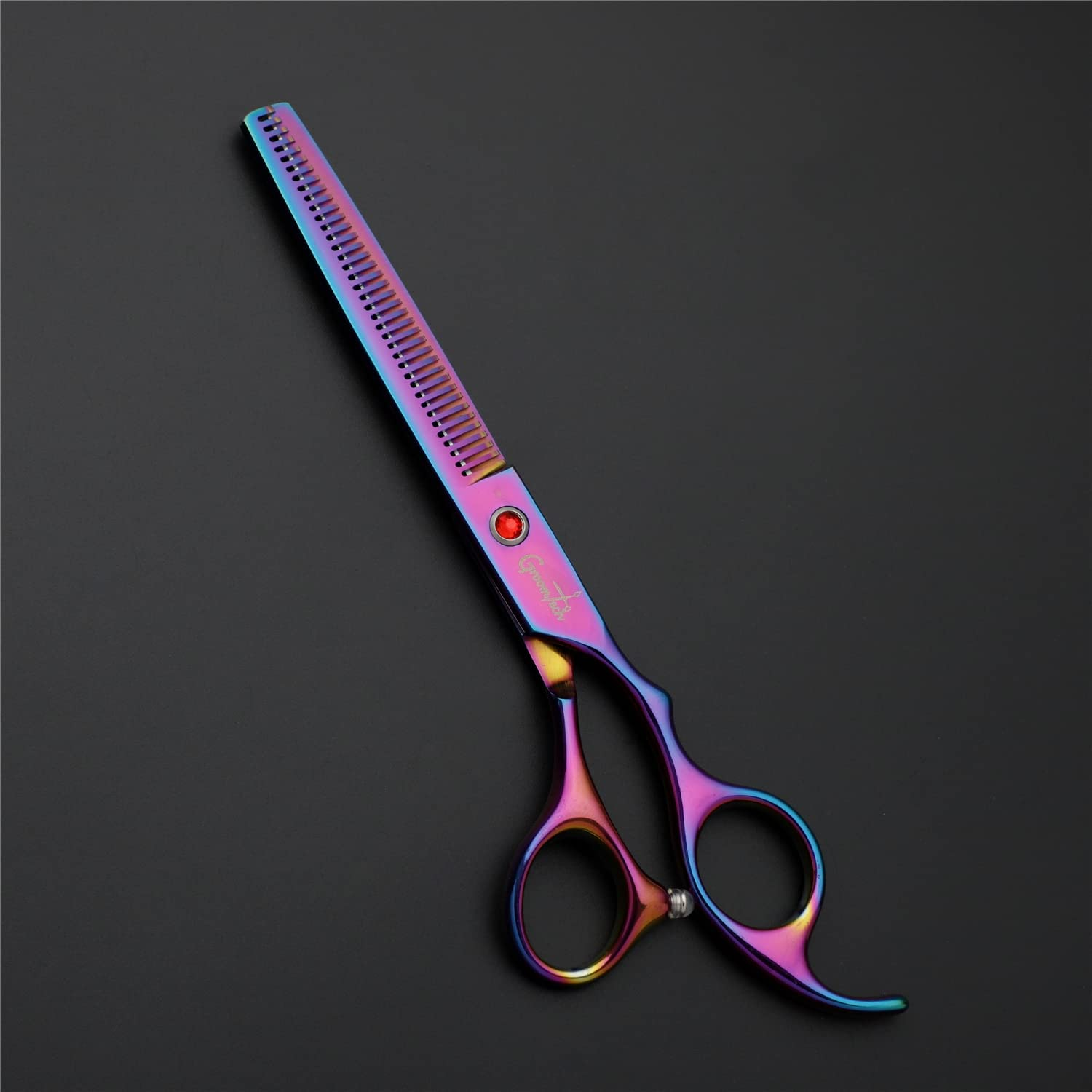 Spring Rainbow Pet Grooming Scissors Kit, Set of 4 with Comb image number 1