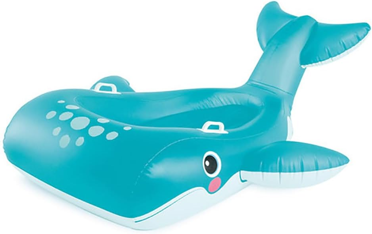 Intex Whale Pool Inflatable Ride-On, Blue, 1.68 M X 1.4 M image number 4