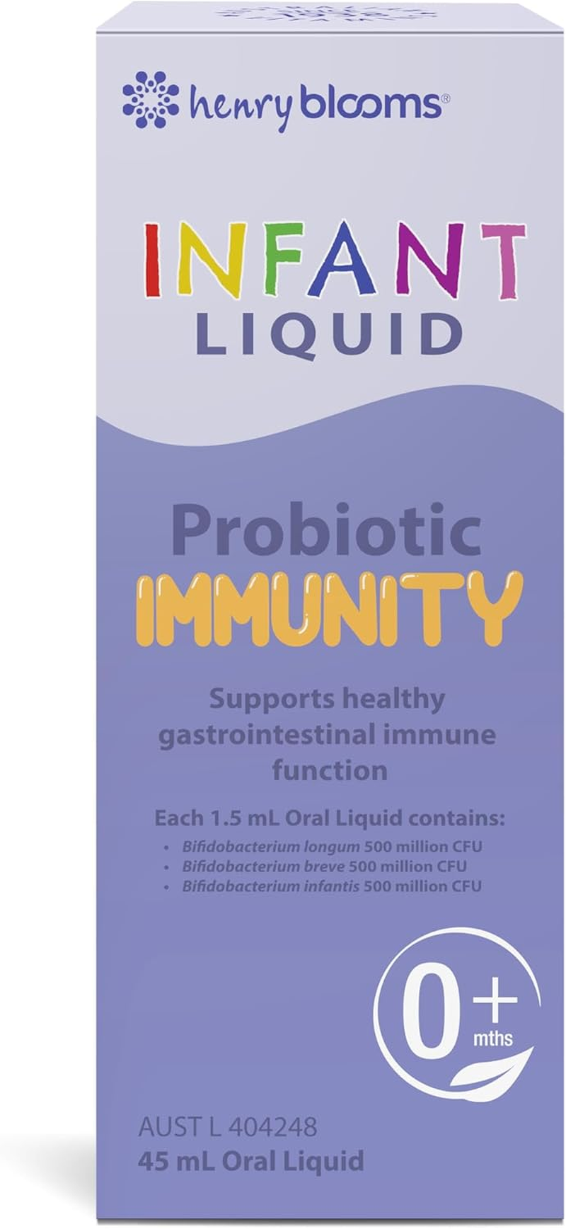 Henry Blooms Infant Liquid Probiotic Immunity 45 Ml image number 4