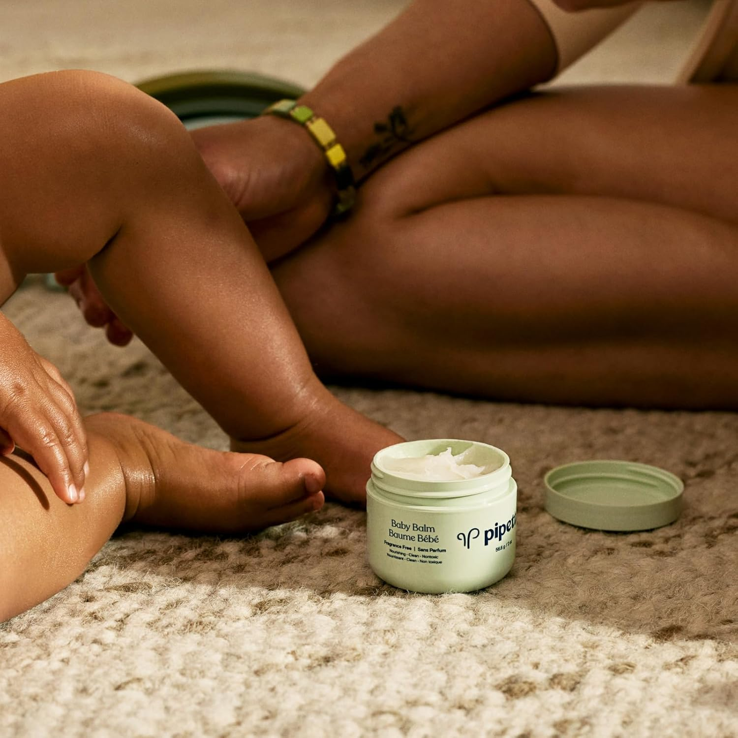 Pipette Baby Balm - Protects, Hydrates & Nourishes Sensitive Skin - Baby Essentials for Newborn with Renewable Plant-Derived Squalane, 2 Oz image number 3