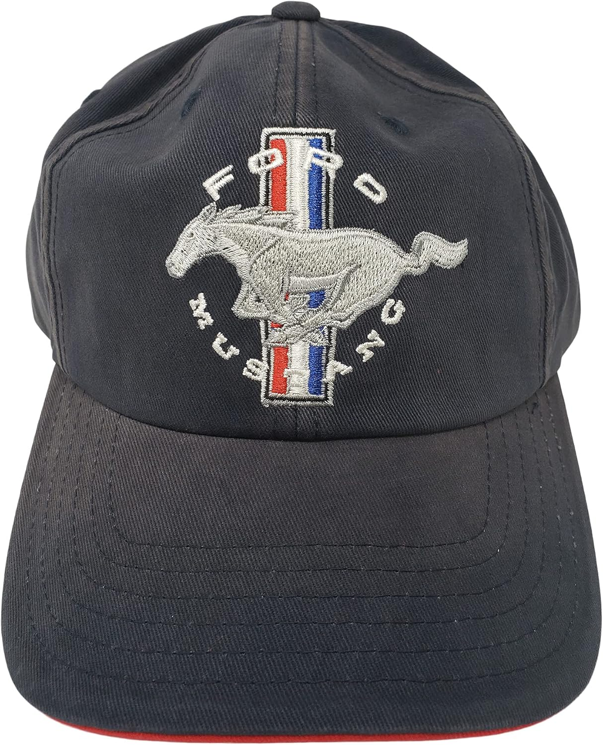 Checkered Flag Sports Ford Mustang Baseball Cap for Men - Logo Car Racing Hat