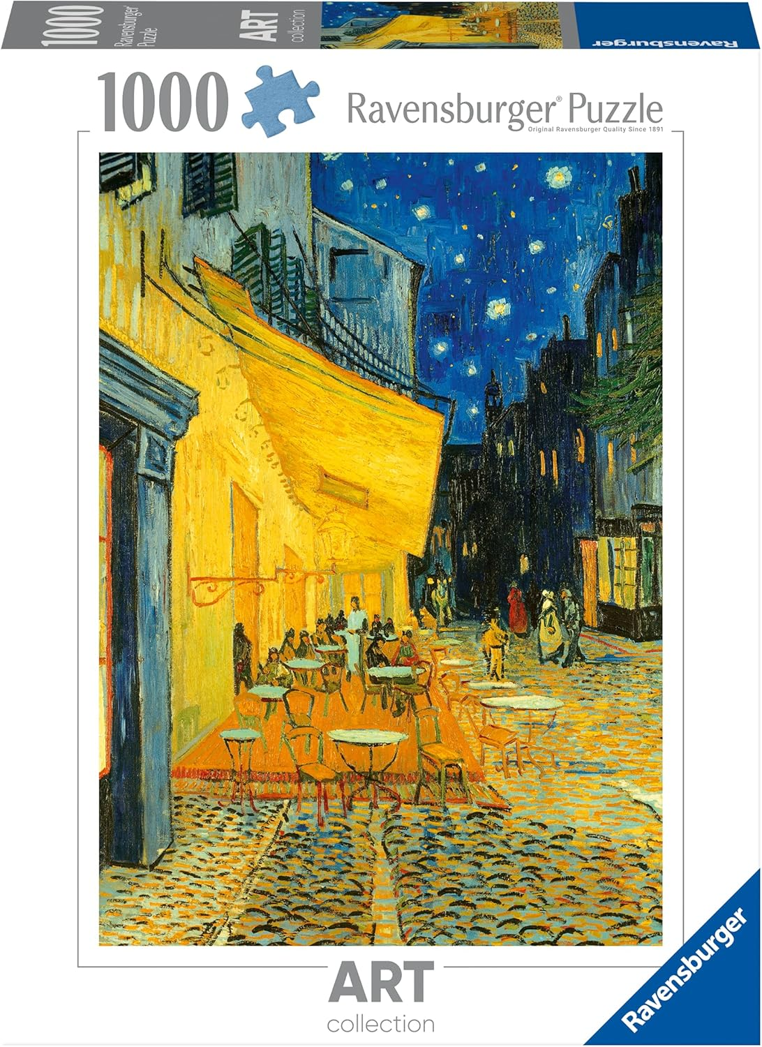Ravensburger Van Gogh Cafe at Night Puzzle &ndash; 1000 Pieces Jigsaw for Adults & Teens image number 2