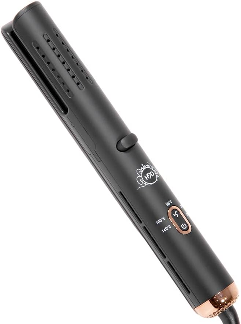 H2D Air Waver Hair Styling Tool, Black and Rose Gold image number 1