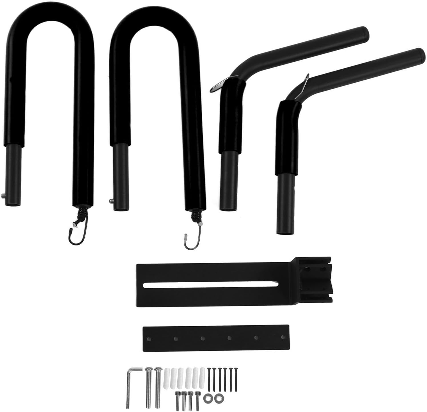 Surfboard Bike Rack, Motorcycle Surfboard Scooter Moped Bike Rack, Aluminum Lightweight Surf Board Carrier for Surfboard, Skis, Windsurfers, Angle Adjustable (Black) image number 1