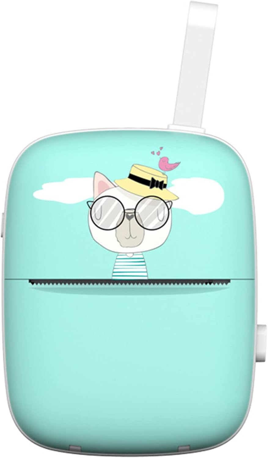 Mini Thermal Printer, Portable Wireless Smart Printer Bluetooth-Compactible Durable Wireless Label Memo Receipt Paper Printer Office Supply for Home/703 (Size : Blue) image number 3