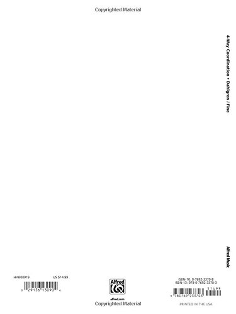 4-Way Coordination: a Method Book for the Development of Complete Independence on the Drum Set image number 4