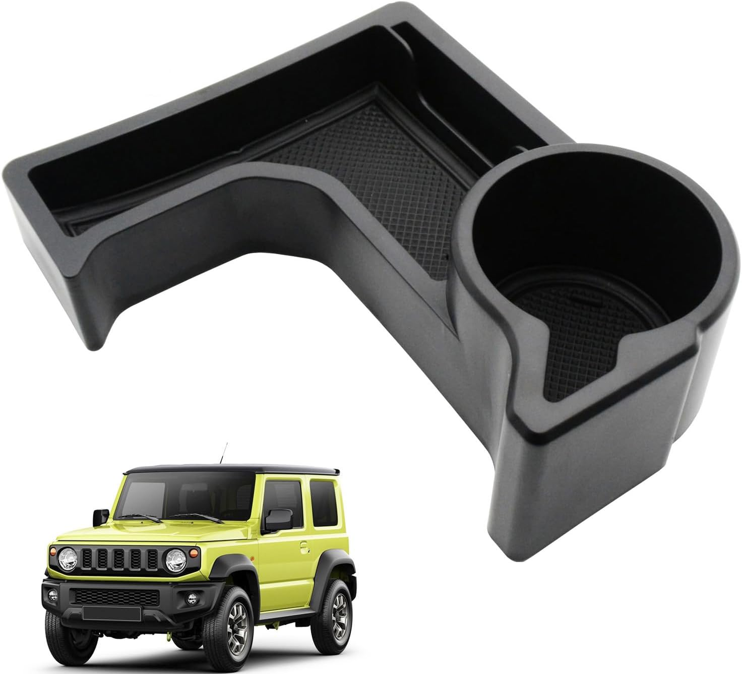 AUTOXBERT Car Center Console Cup Holder Storage Box Container Tray for 2019-2023 Suzuki Jimny JB64W JB74W Car Accessories (Automatic)