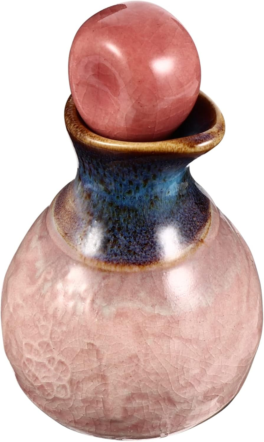 Small Essential Oil Perfume Bottle Dripping Stopper Decor Ceramic Travel Aromatherapy Bottle