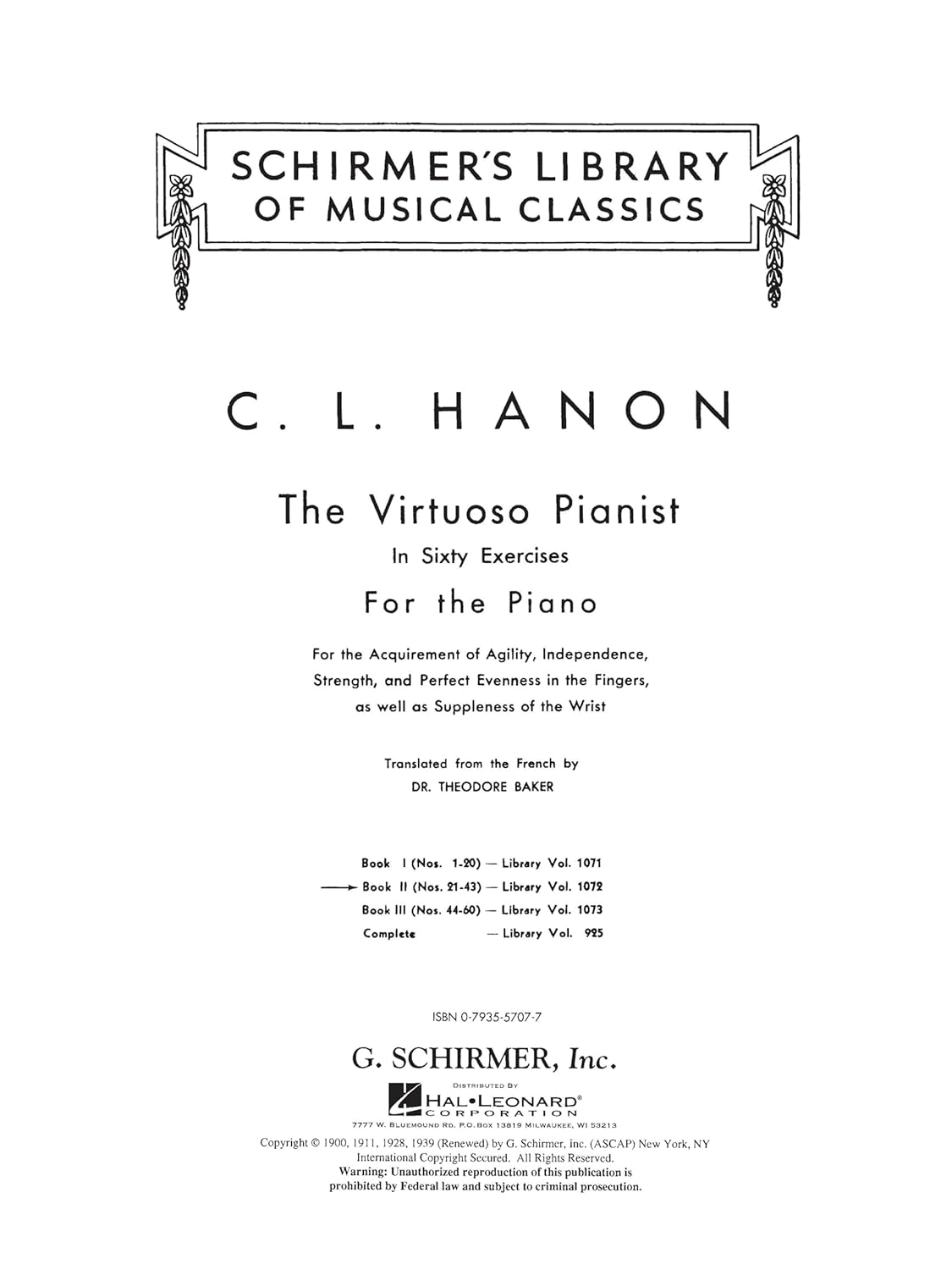 Virtuoso Pianist in 60 Exercises - Book 2: Piano Technique: Schirmer Library of Classics Volume 1072 Piano Technique image number 3