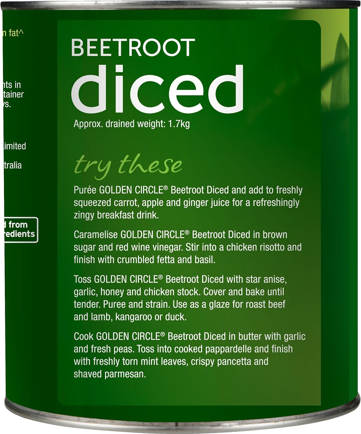 Golden Circle Diced Beetroot 3 Kg image number 2
