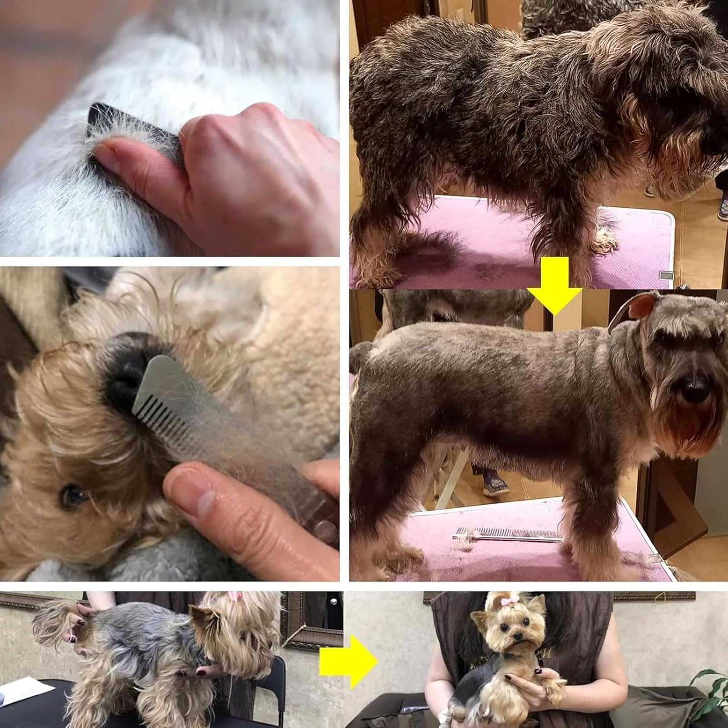 Stripping Knife for Dogs, 2Pcs Dog Professional Stripping Knives,Wooden Handle Dog Stripping Knife,Wooded Handle Dog Grooming Stripping Knife Metal Blade,Stainless Steel Professional Stripping Knife image number 2