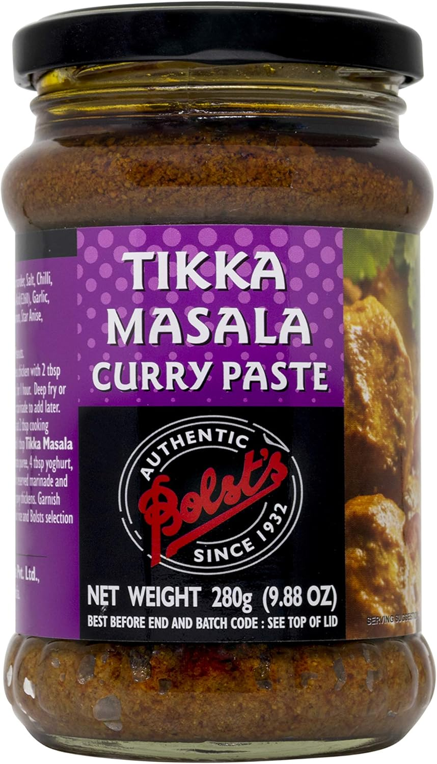 Bolst'S Tikka Masala Curry Paste, 280 G