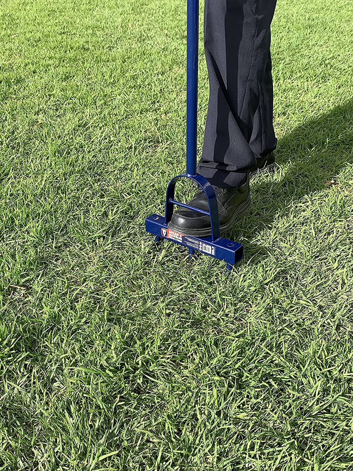 Spear & Jackson Aerator Lawn 3 Prong with Fixed Handle, Blue