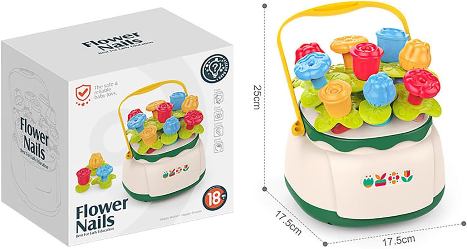 Montessori Sensory Toddler Toys Toy for 1 Year Old Boys Girls Birthday Gifts 1St One First Birthday 1 Year Old Girl Boy, Educational Learning Toy for 1-2 Year Old Fine Motor Skills (Color)