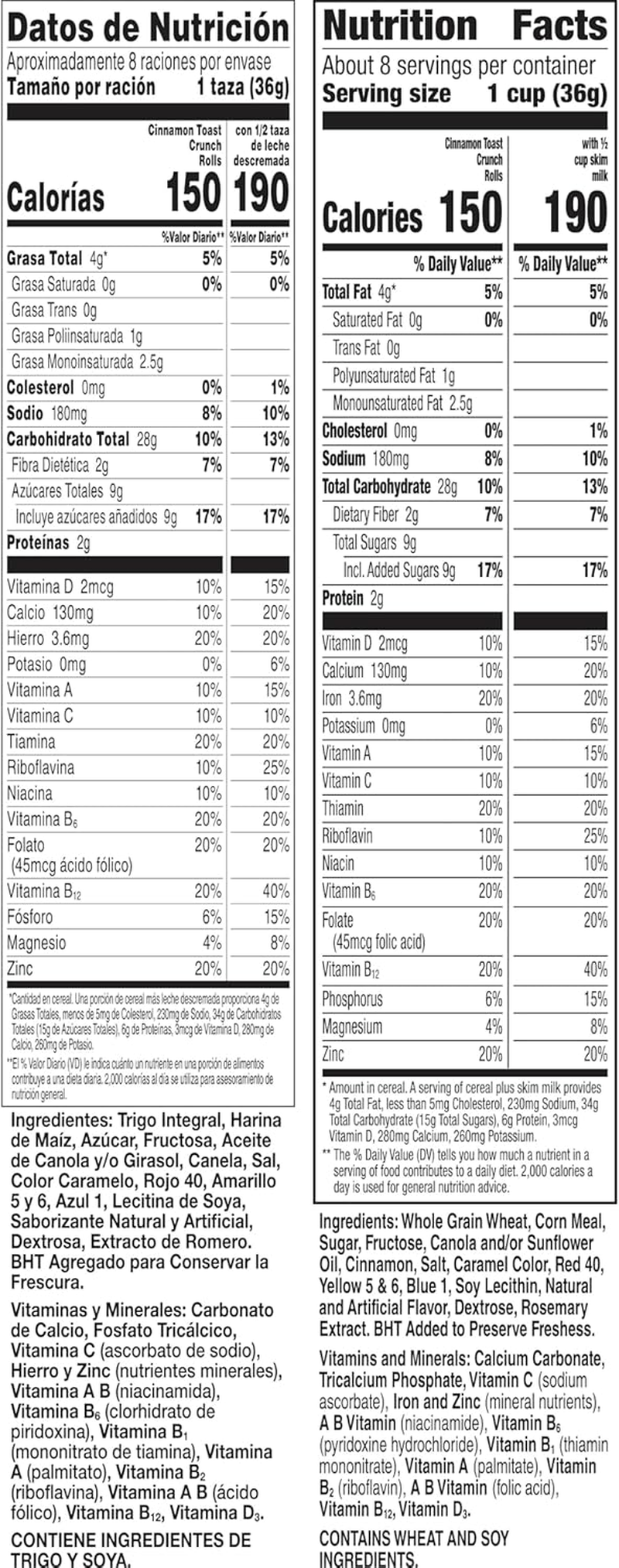 Cinnamon Toast Crunch Rolls, Breakfast Cereal, 10.7 OZ Box image number 4