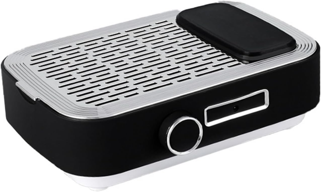 Nail Dust Collector, 150W High Power Charge Nail Vacuum Cleaner Charge Desktop Nail Vacuum Cleaner Manicure Dust Collector Exhaust Fan with Filters(Blue)