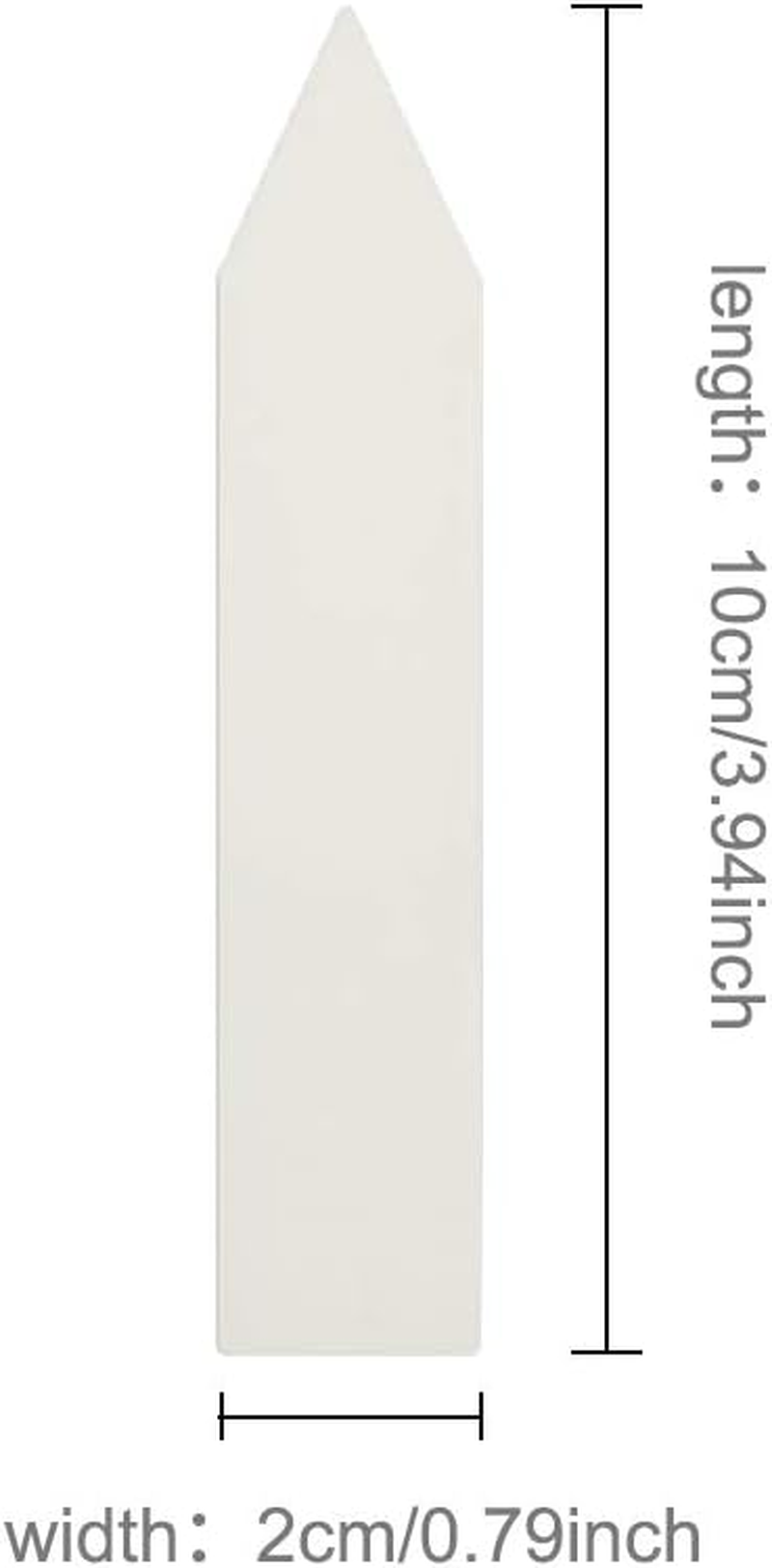 [Excellent] 100Pcs Plant Labels for Outdoor Garden, Plant Markers for Garden Waterproof, Plant Tags for Gardeners,White image number 2