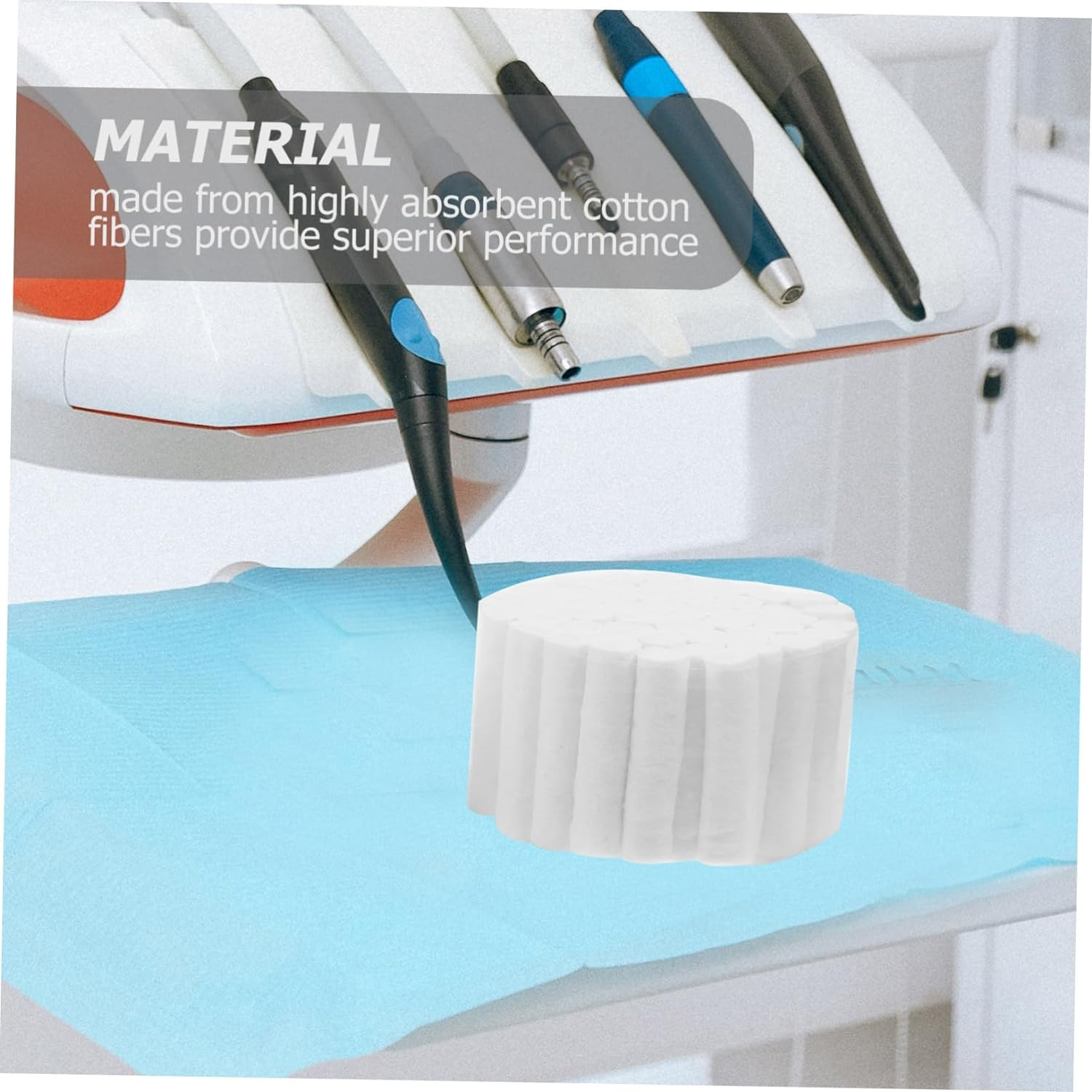 Gauze Pads for Teeth 5Pcs Beauty Sponge Air Filter Cleaning Swabs Dentist Cotton Rolls Disposable Air Filter Pad Cotton Rolls White Cotton Lap Cotton Pad Tampon Disposable Gem image number 3