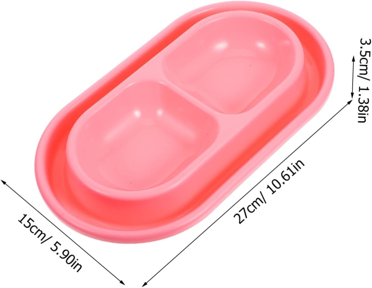 Milisten Ant Proof Cat Bowl Dual Feeding Station with Water Moat for Indoor Outdoor Use Space Saving Pet Food and Water Bowls Suitable for Cats and Small Dogs image number 5