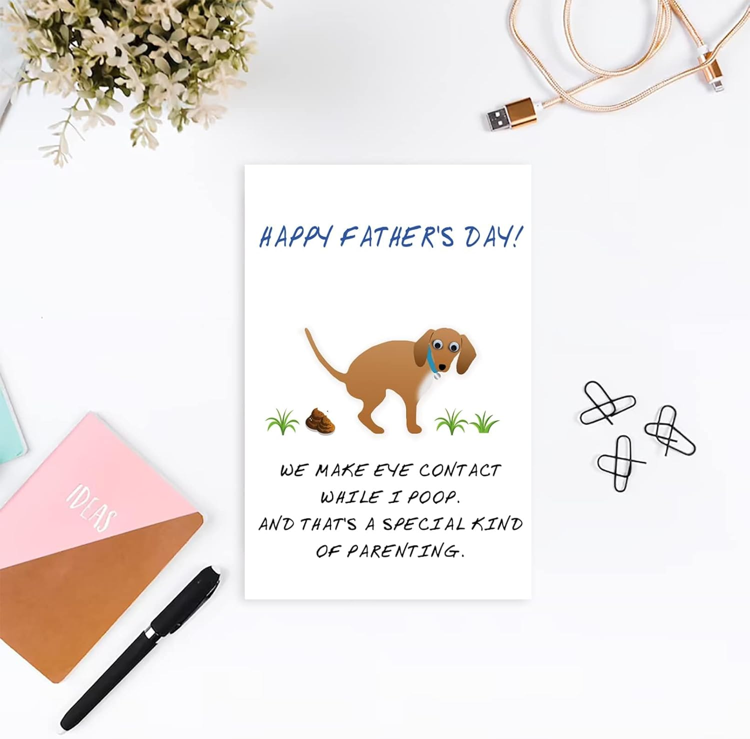 Funny Father&rsquo;S Day Cards from Dad, Best Fathers Cards Gifts from Son, Fathers Day Card with Envelope, Gifts for Men from Daughter