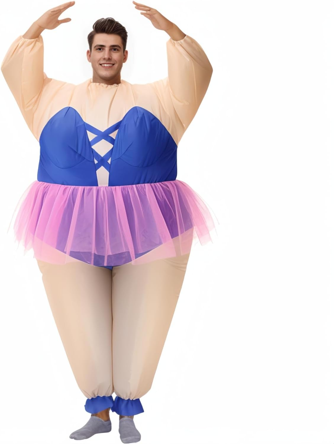Inflatable Ballet Costume Funny Blow up Costume Fancy Dress Cosplay Party Unisex Adult