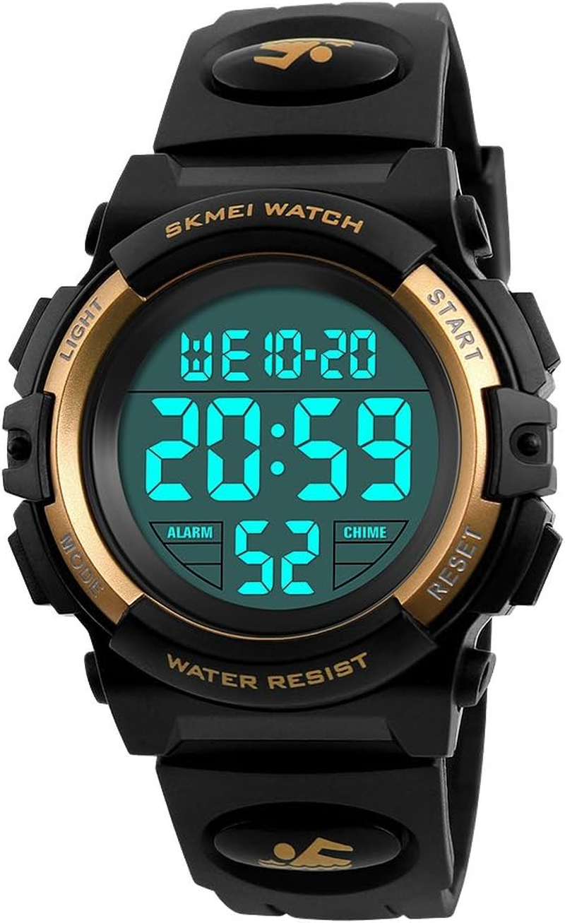 Kids Watch, Boys Sports Digital Waterproof Led Watches with Alarm Wrist Watches for Boy Girls Children image number 5