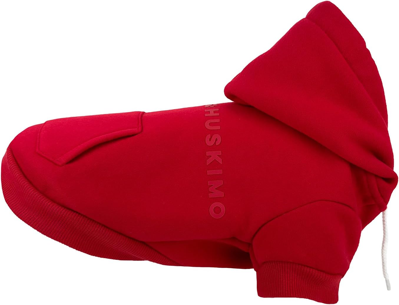 Huskimo Dog Hoodie Jindabyne Red 40Cm &ndash; Soft & Stylish Dog Jumper with Press Studs, Lead Hole & Embossed Logo, Machine Washable image number 2